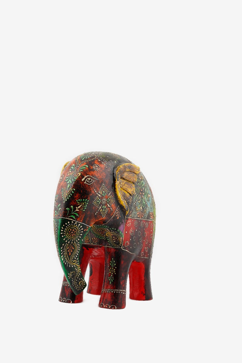 Hand-Painted Elephant- Kadam Wood Craft — false
