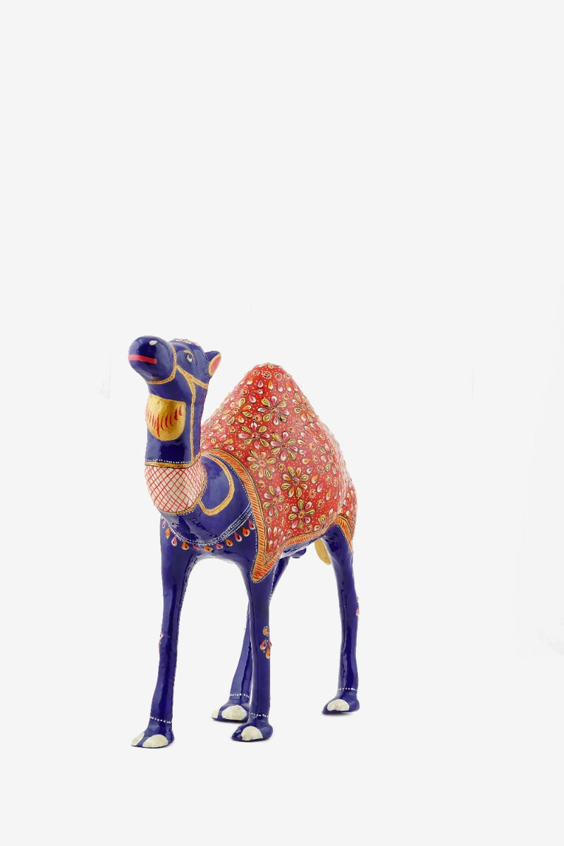 Colorful Camel Figurine - Metal Handcraft — false