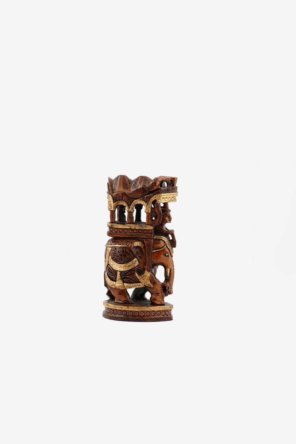 Handcrafted Elephant Ambari — 8 inch