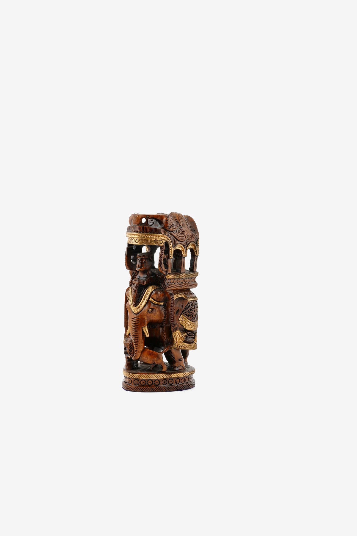 Handcrafted Elephant Ambari — 8 inch