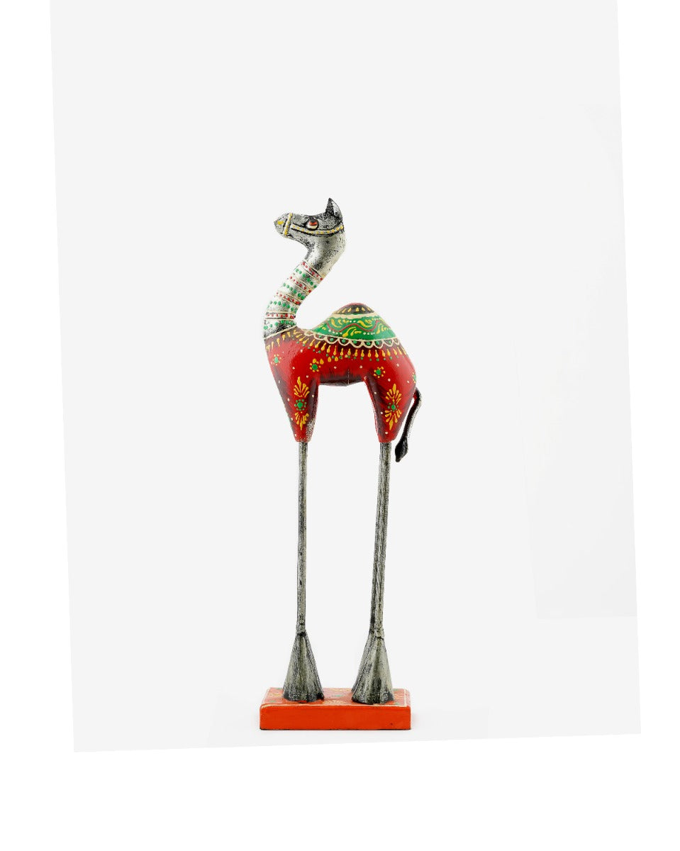 Metal Camel Decorative Showpiece — false