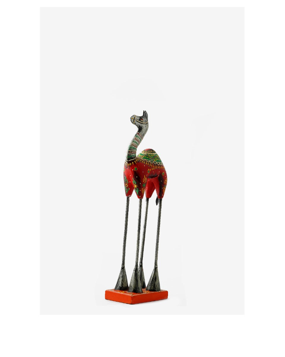 Metal Camel Decorative Showpiece — false
