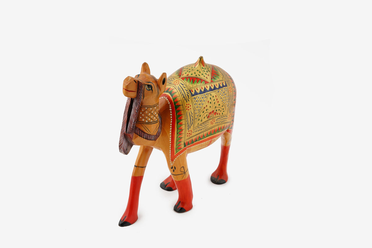 Kadam Wood Handcrafted Camel — 3 inch