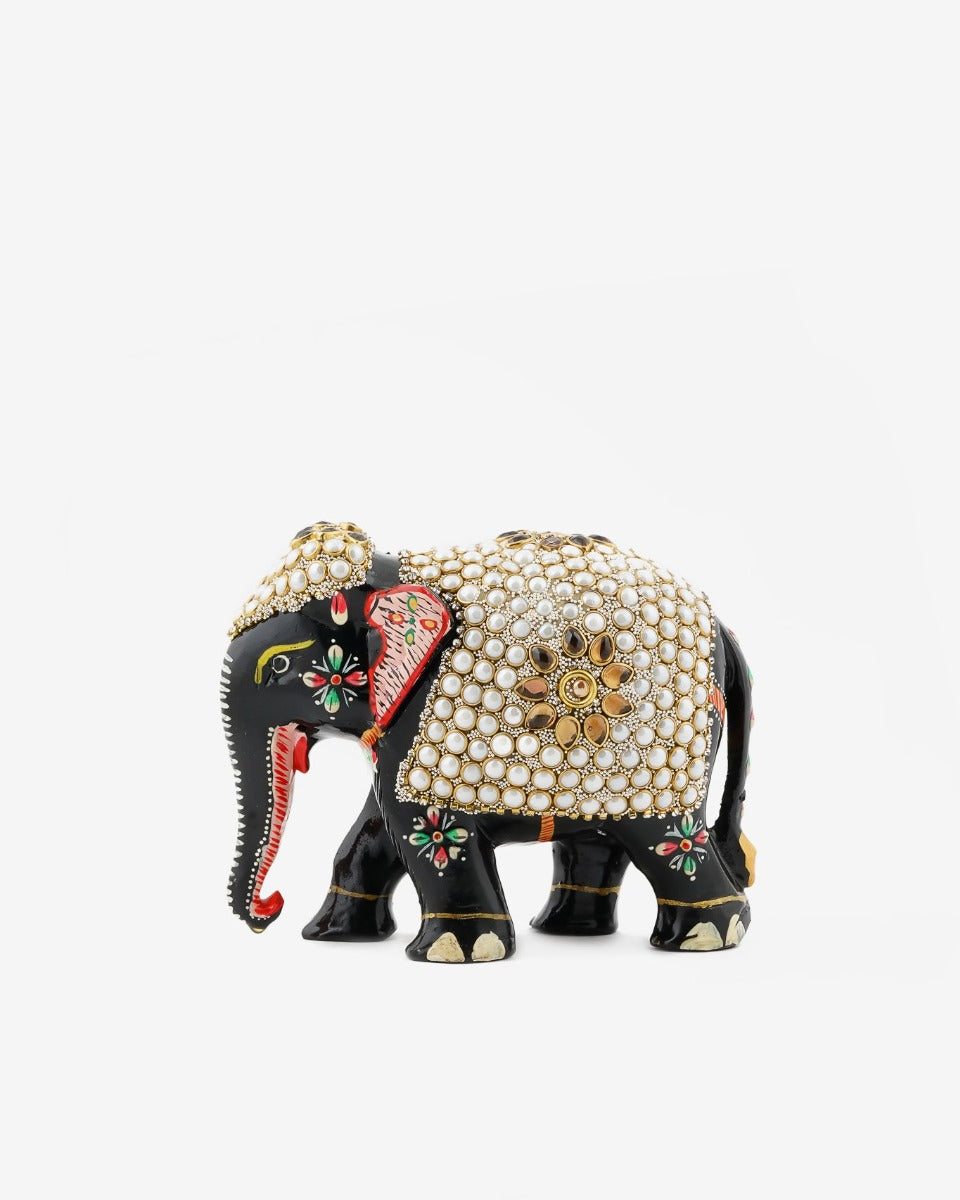 Handcrafted Bead Work Elephant — false