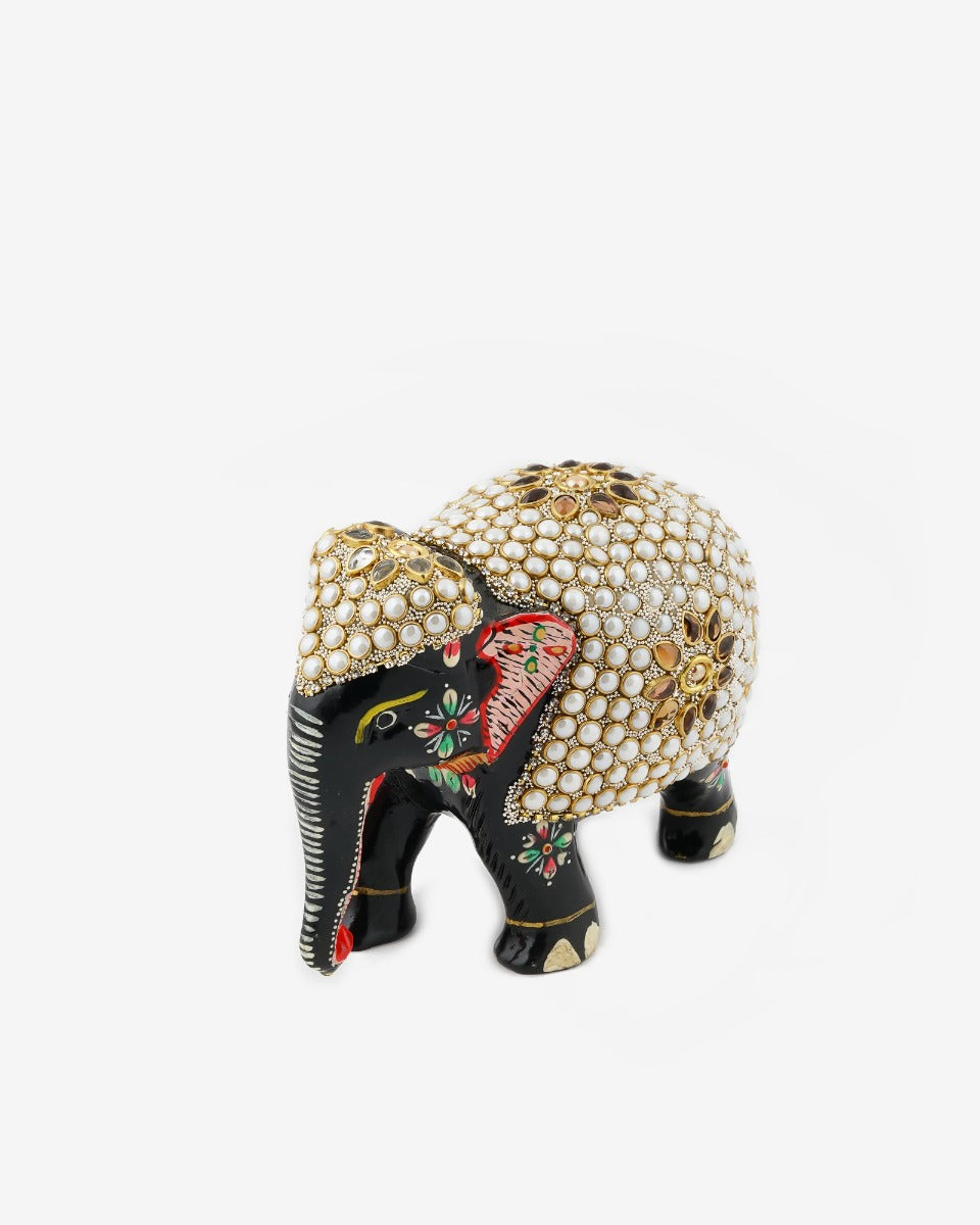 Handcrafted Bead Work Elephant — false