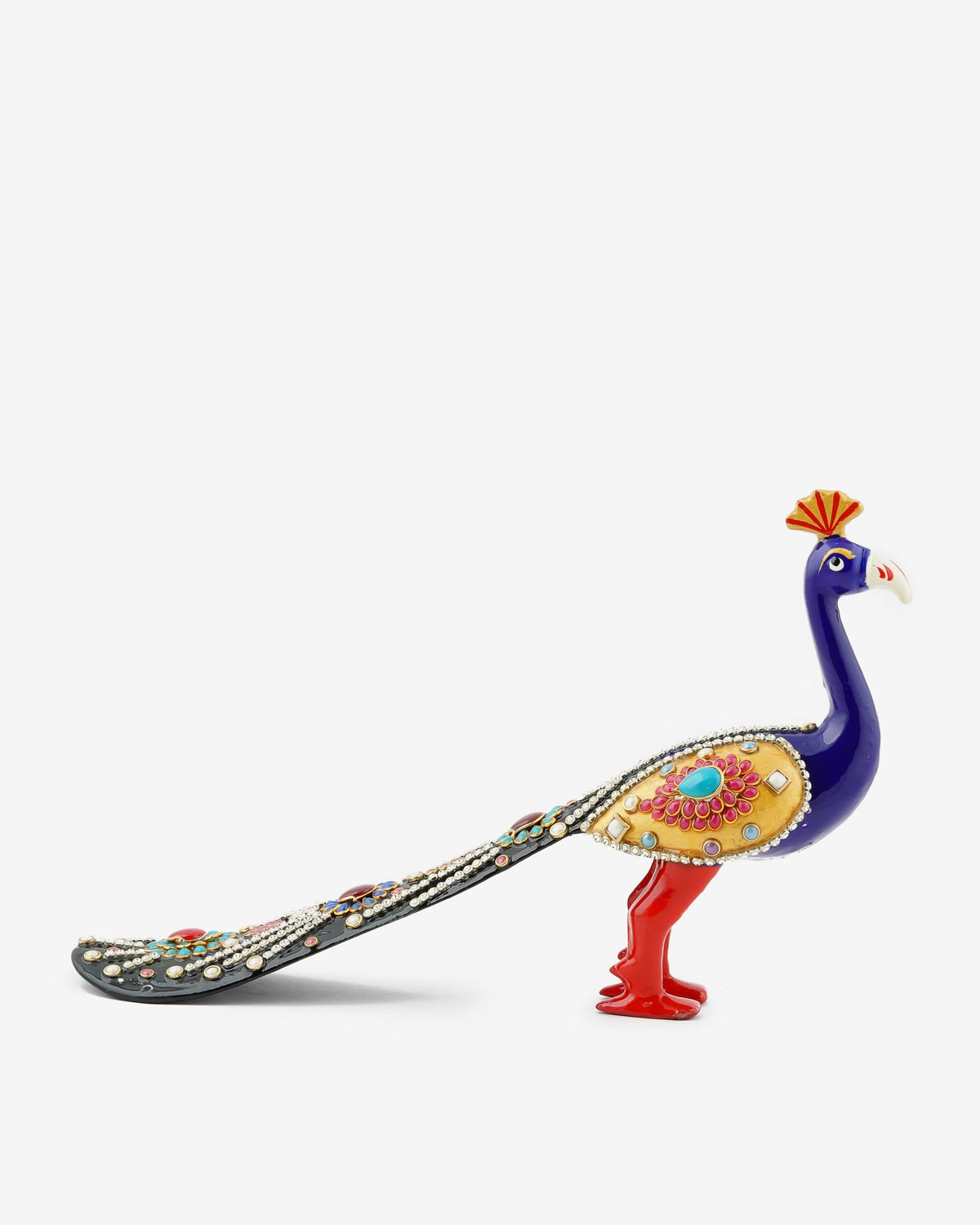Metal Handcrafted Decorative Peacock — 5 inch
