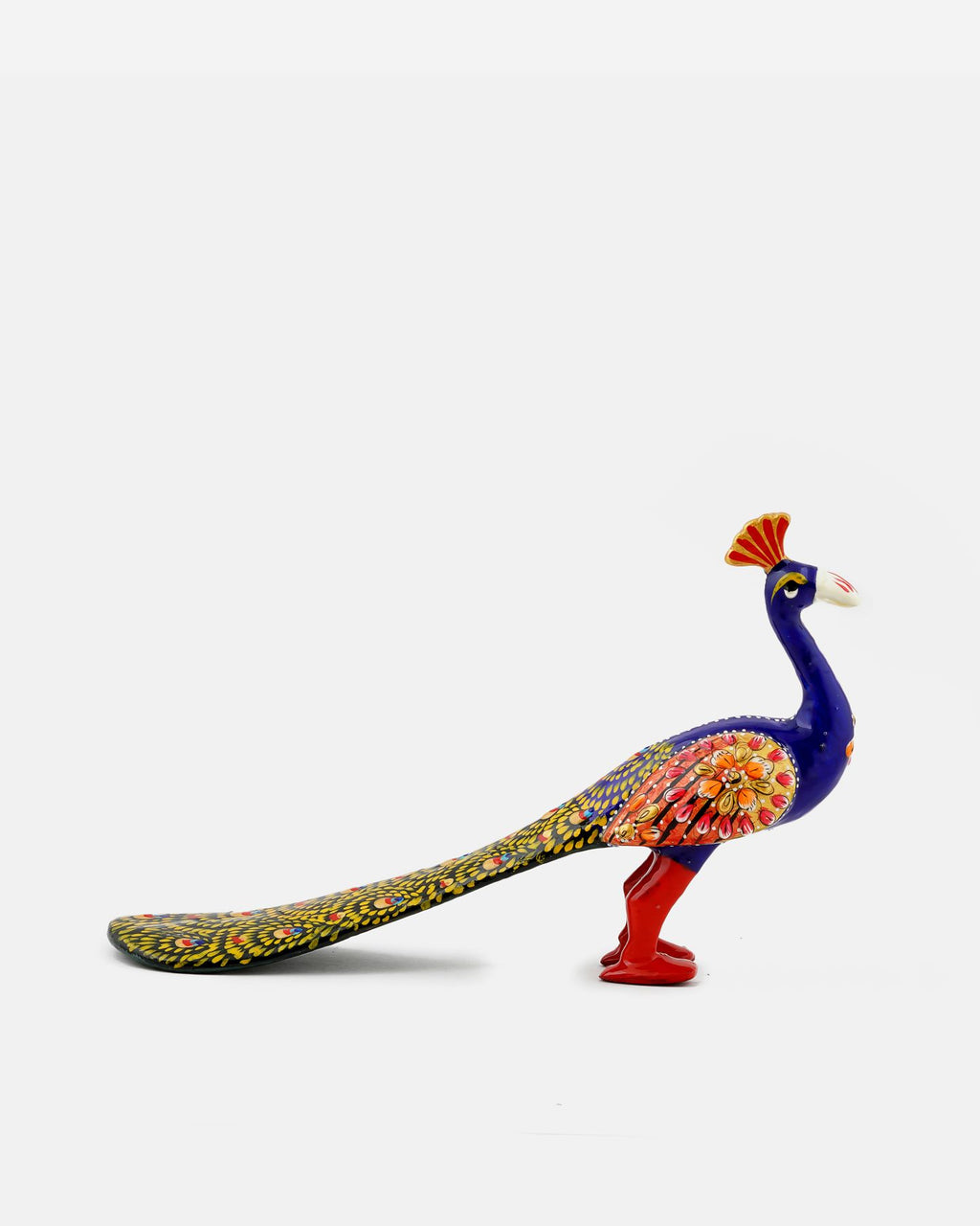 Metal Handcrafted Decorative Peacock — 3 inch