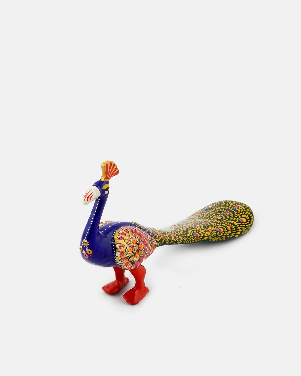 Metal Handcrafted Decorative Peacock — 4 inch