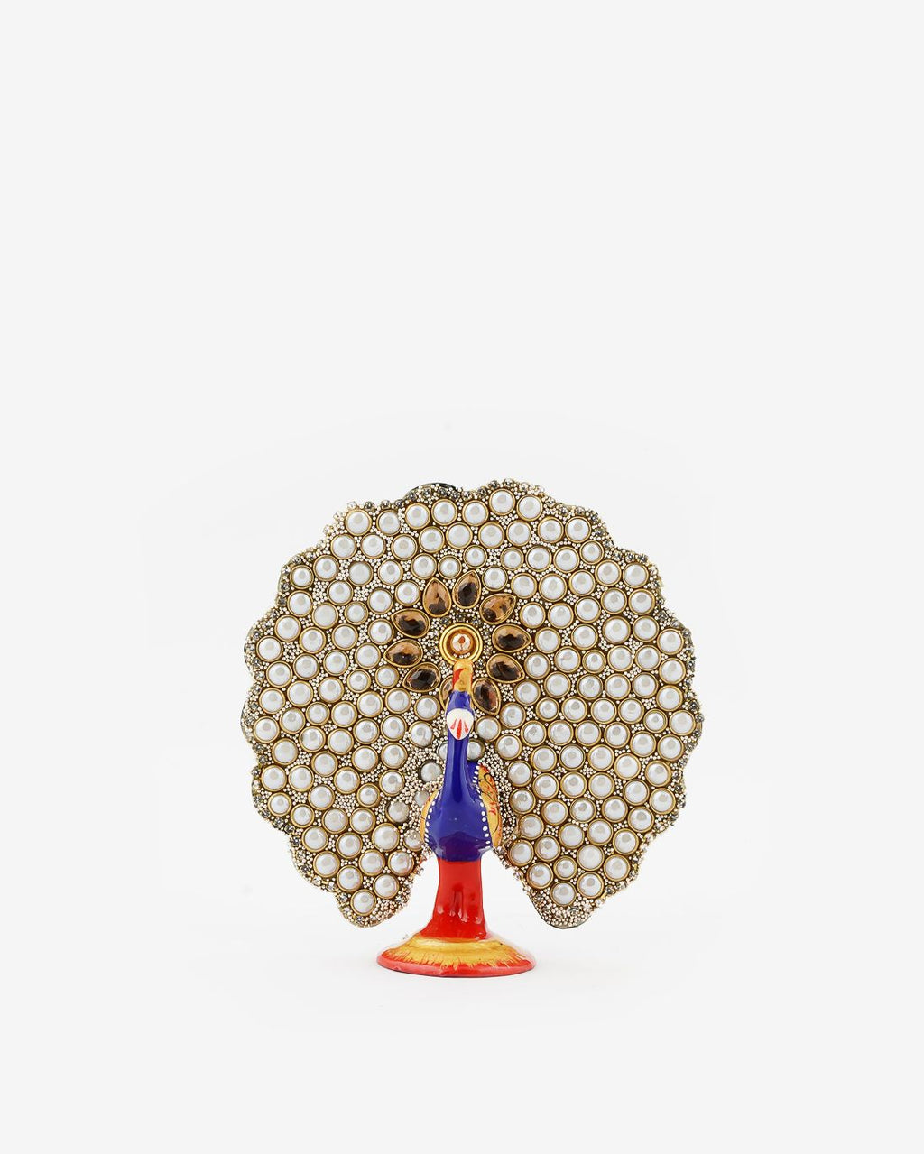 Metal Handcrafted Decorative Dancing Peacock — 5 inch