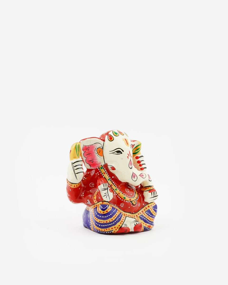 Metal Handcrafted small Lord Ganesha — false