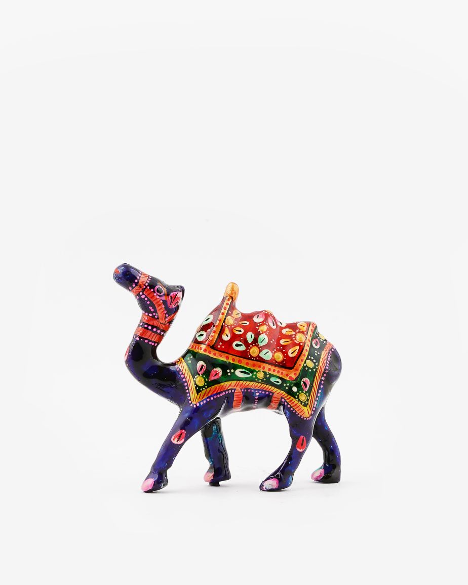 Metal Handcrafted Camel Decorative Showpiece — false