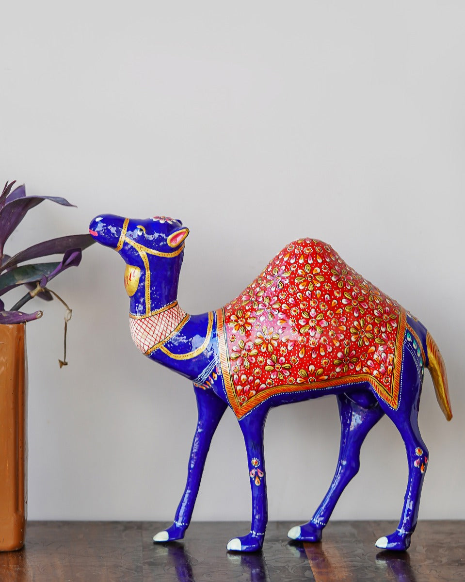 Colorful Camel Figurine - Metal Handcraft — false