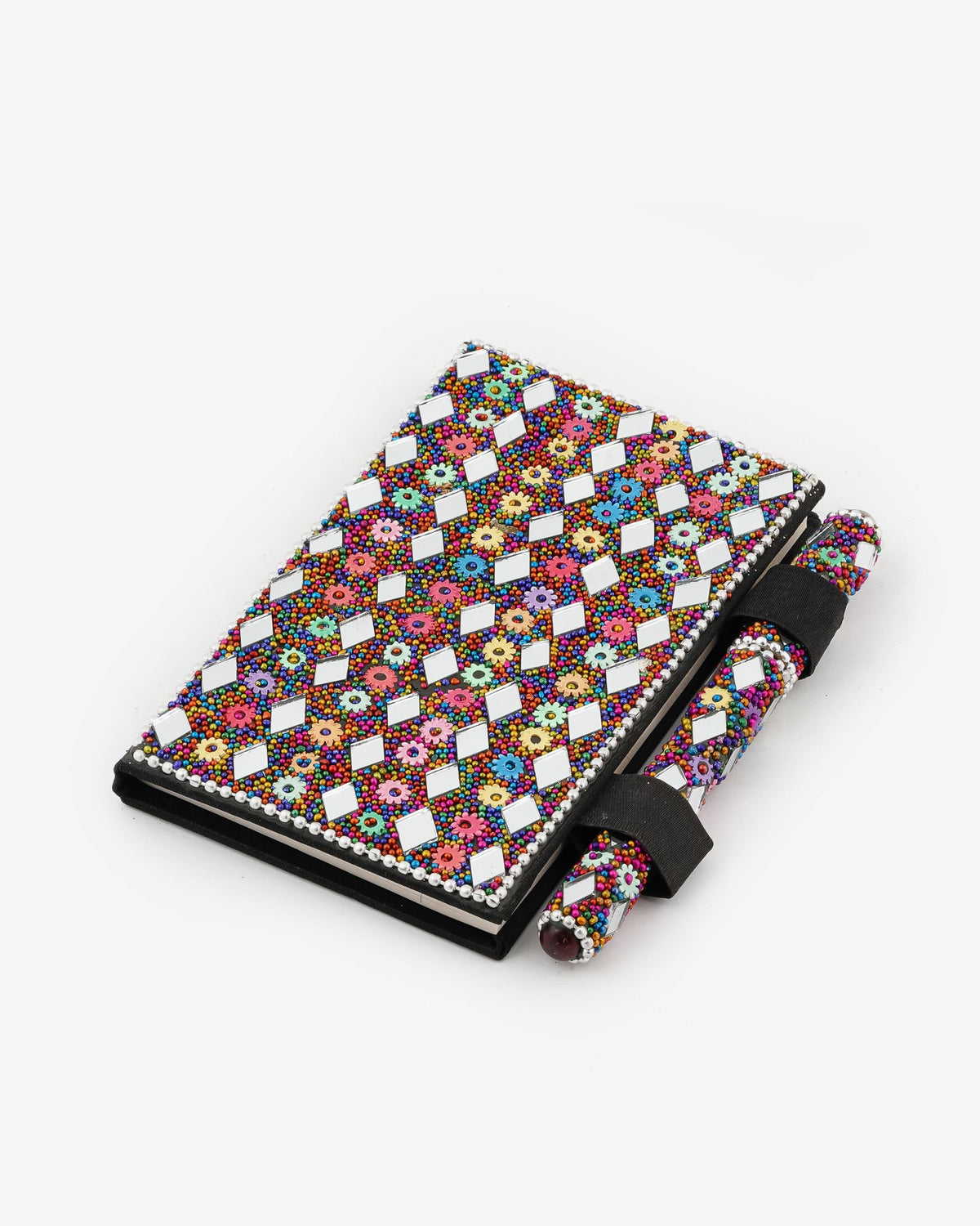 Handcrafted Lac Diary with Pen - Pack of 5 — 4 inch