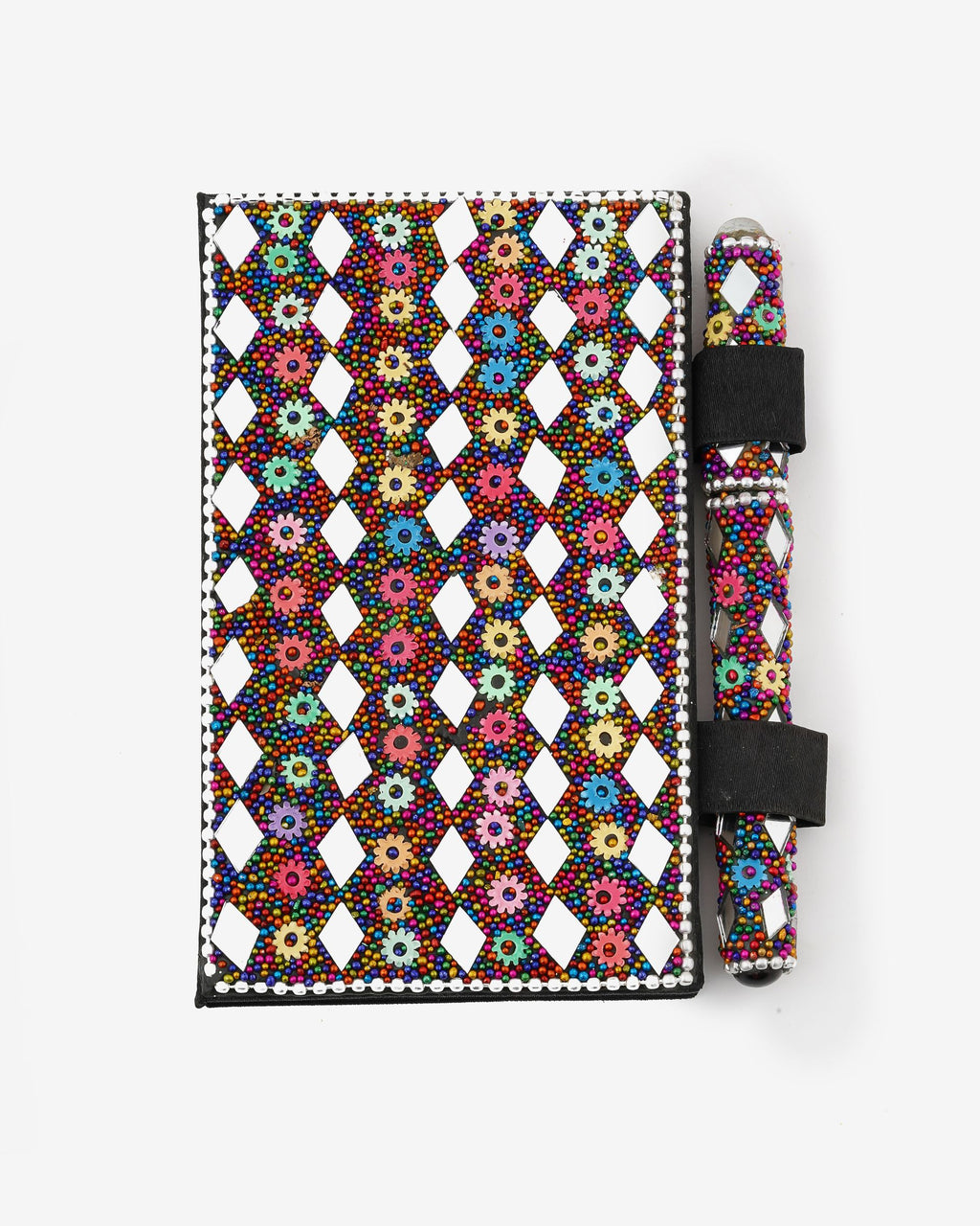 Handcrafted Lac Diary with Pen - Pack of 5 — 5 inch