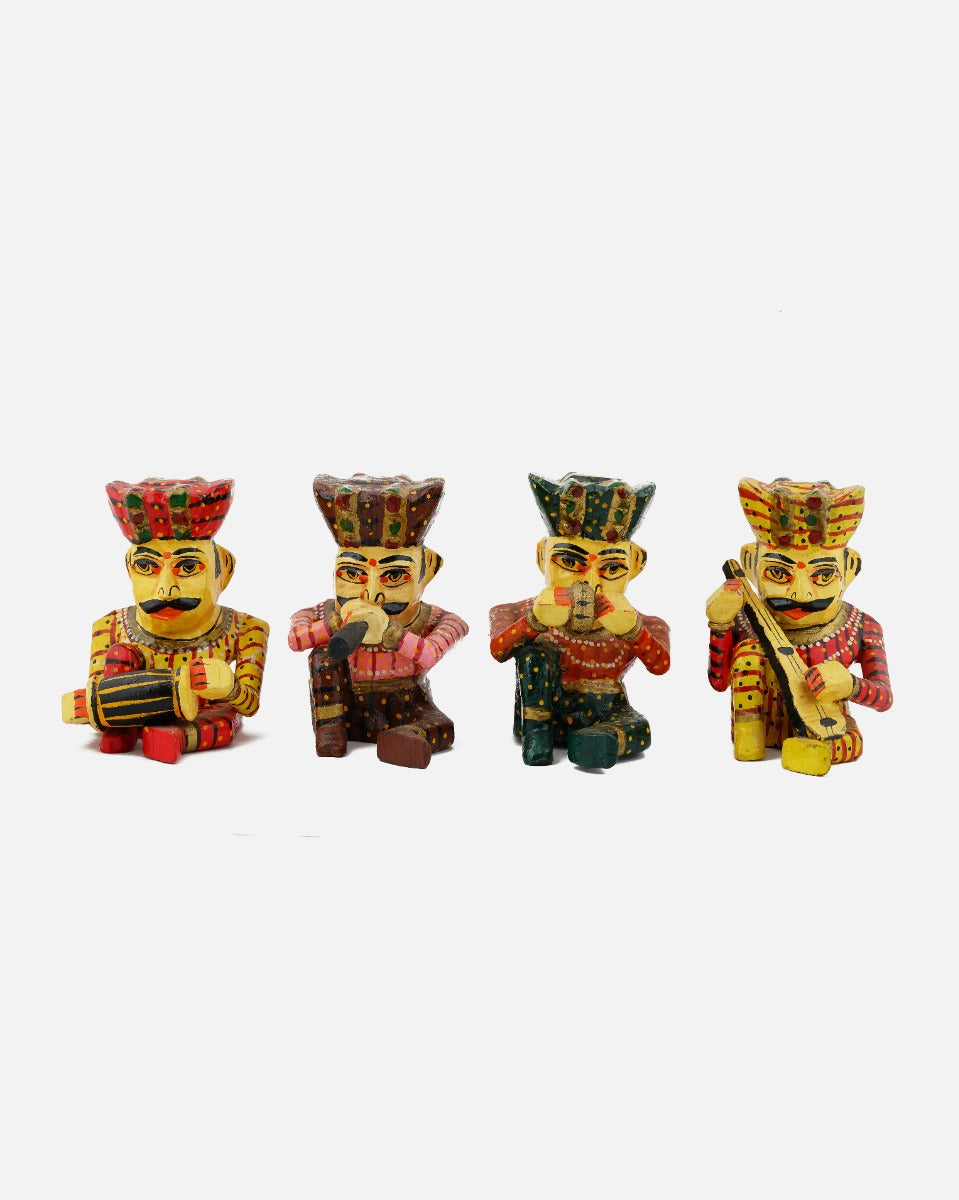 Handcrafted Musicians Set of 4 — false