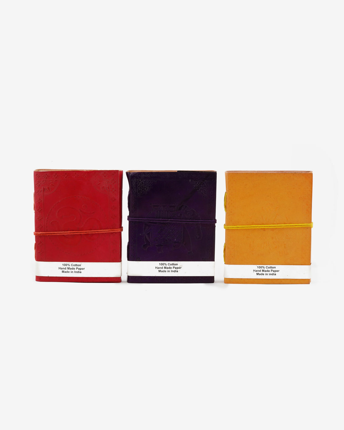 Handmade Paper Diary — Red, 9 inch