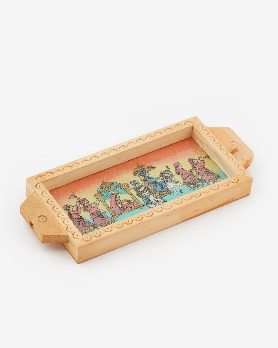 Handmade Wooden Serving Tray — false