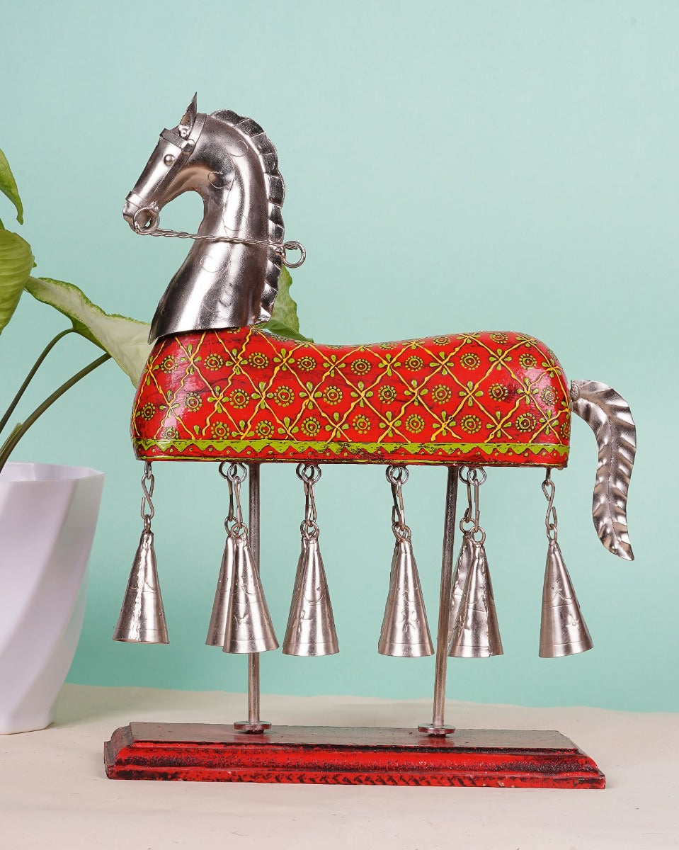 Handcrafted Metal Horse — false