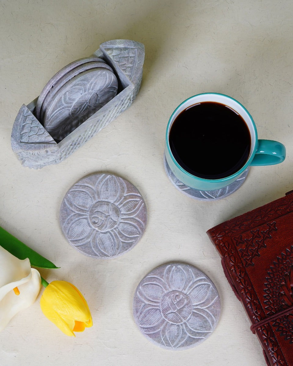 Stone Work Handcrafted Coasters — false