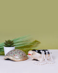 Papier Mache Handcrafted box — false