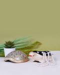 Papier Mache Handcrafted box — 3 inch