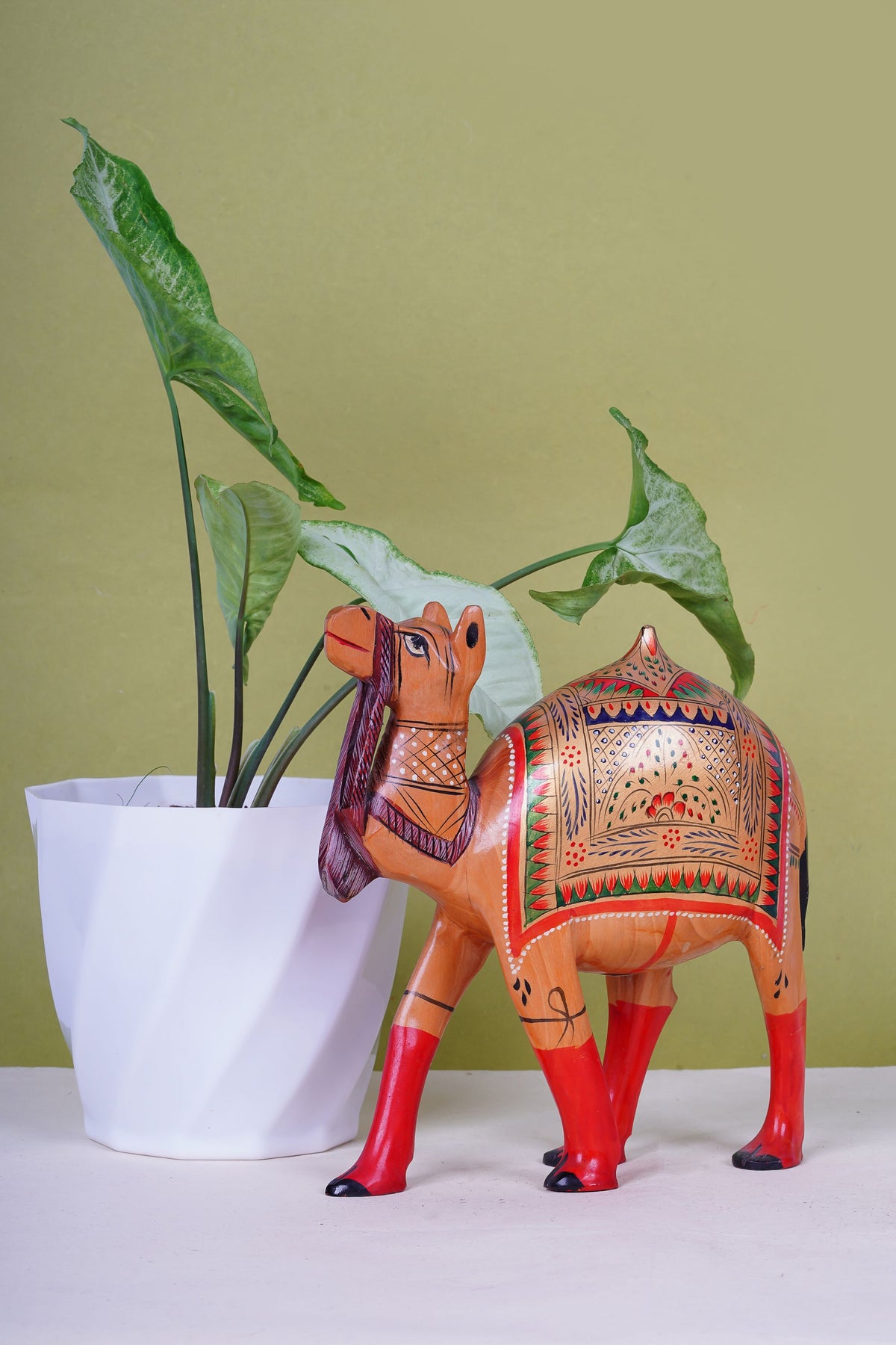 Kadam Wood Handcrafted Camel — 3 inch