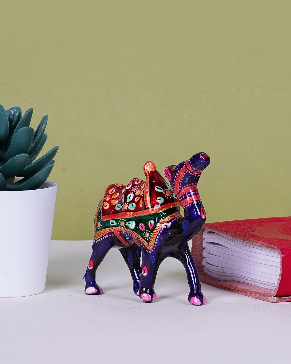 Metal Handcrafted Camel Decorative Showpiece — 3 inch