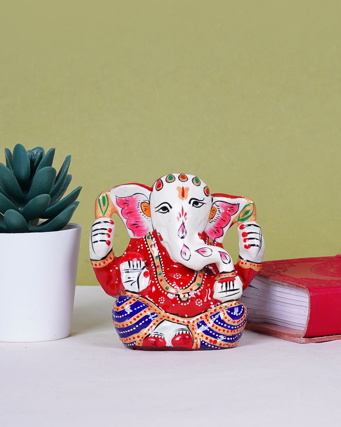 Metal Handcrafted small Lord Ganesha — 2.5 inch