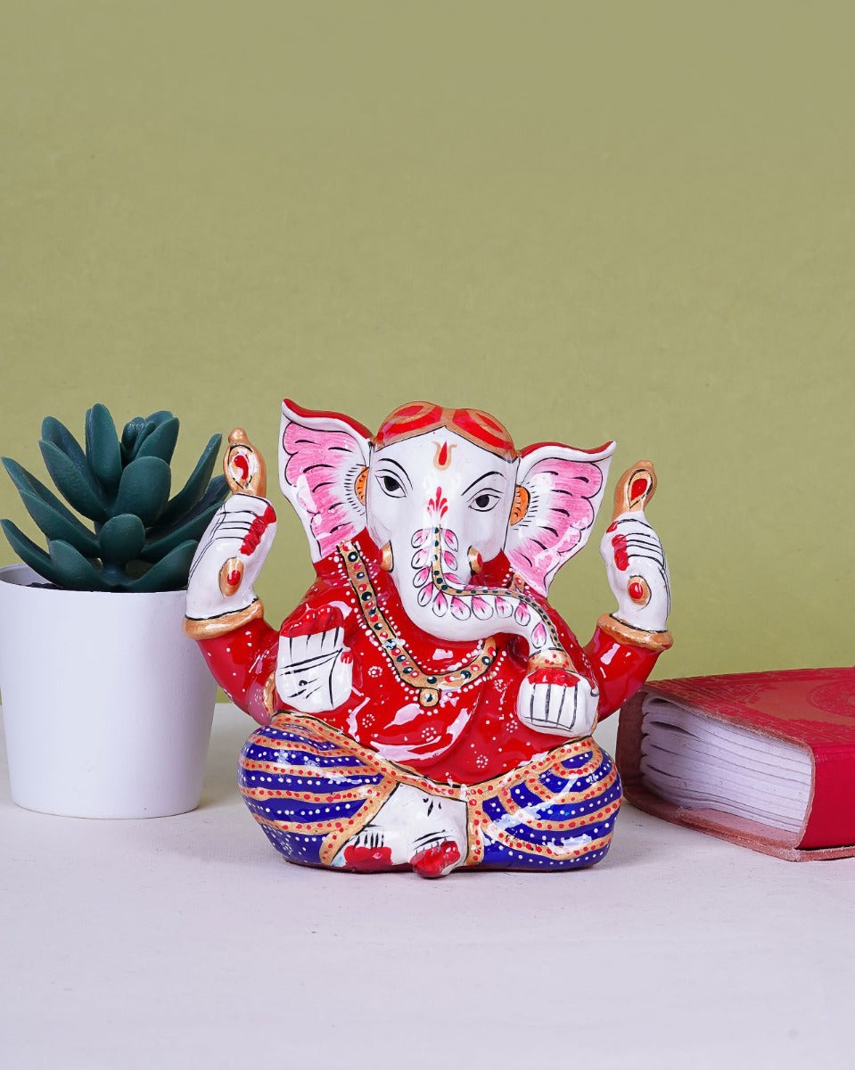 Metal Handcrafted Lord Ganesha — false