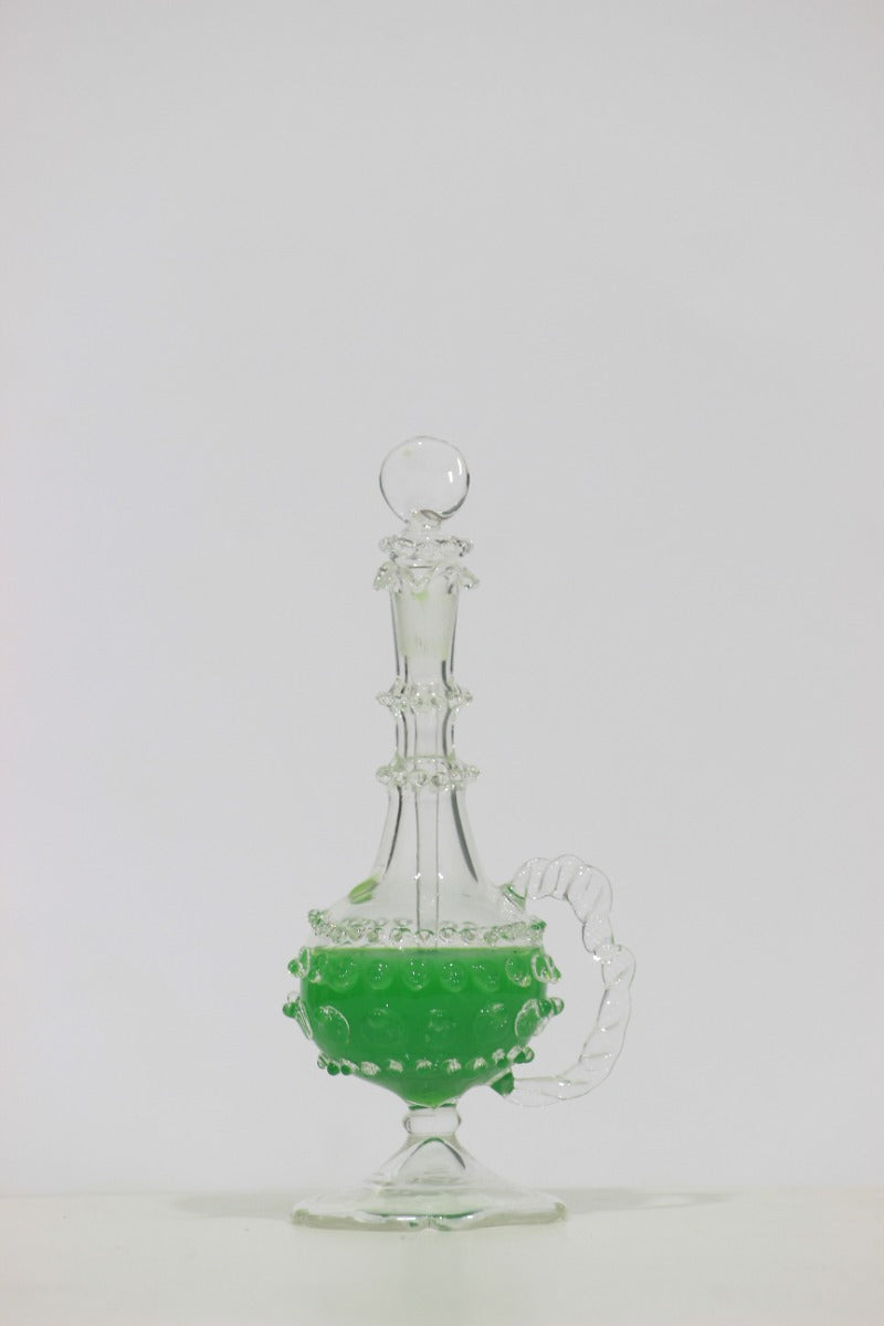 Crystal Handcrafted Perfume Bottle with Handle — false