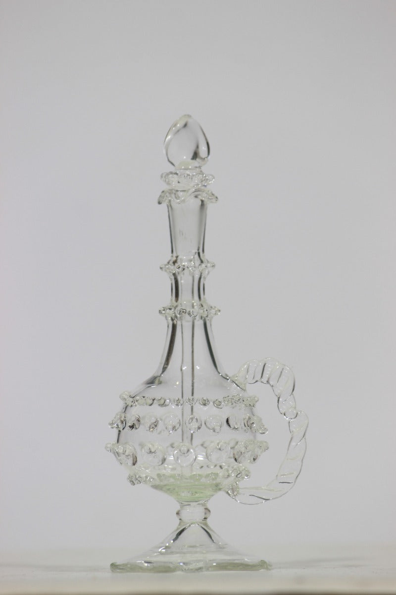 Crystal Handcrafted Perfume Bottle with Handle — false