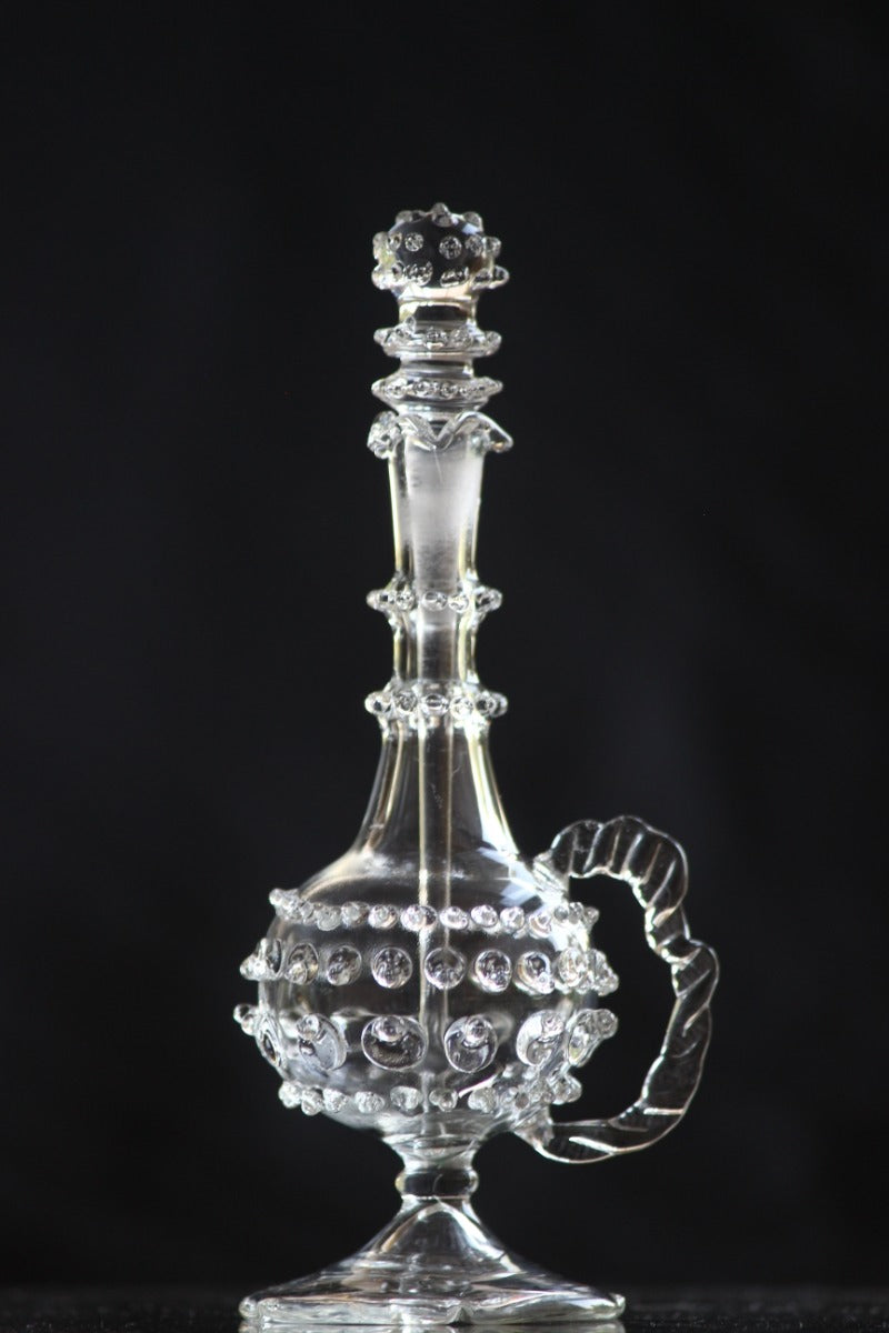 Crystal Handcrafted Perfume Bottle with Handle — false