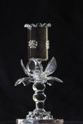 Crystal Handcrafted Candle Holder- Lotus Base — false