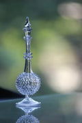 Crystal Handcrafted Perfume Bottle with Spherical Lid — false