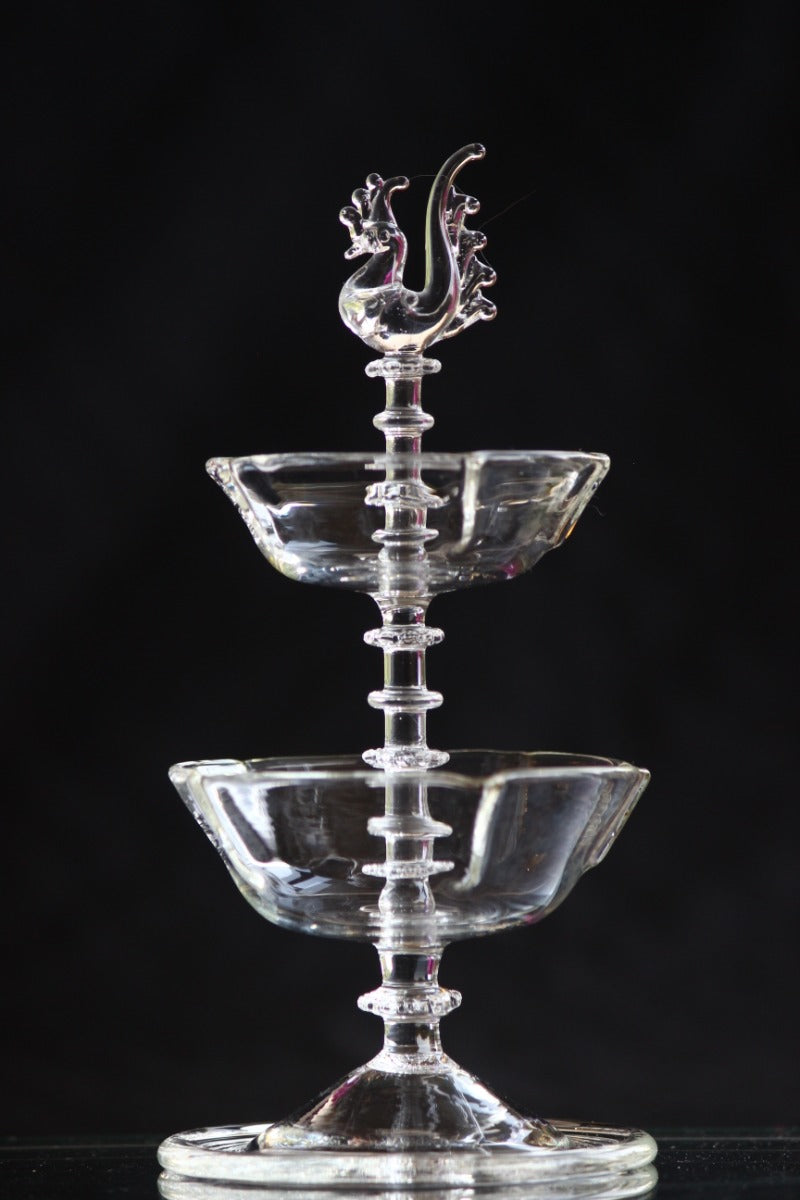 Handcrafted Duo Oil Lamp — false