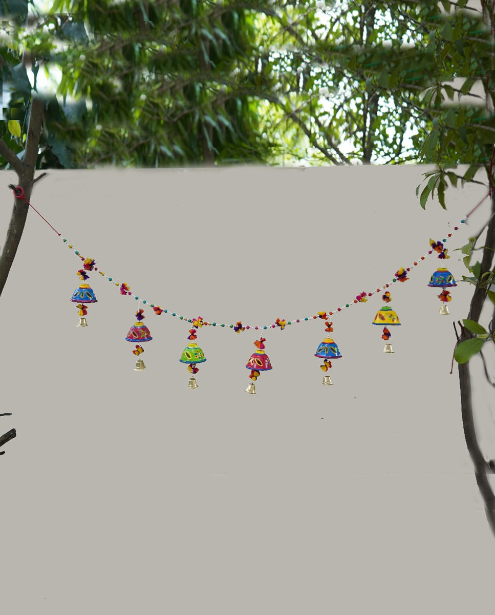 Handmade Colourful Bell Latkan Pack of 2 — false