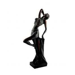 Brass Dancing Lady Statue